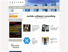 Tablet Screenshot of lexiconsystemsinc.com